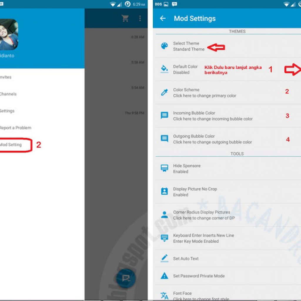 Cara modding BBM MOD terbaru