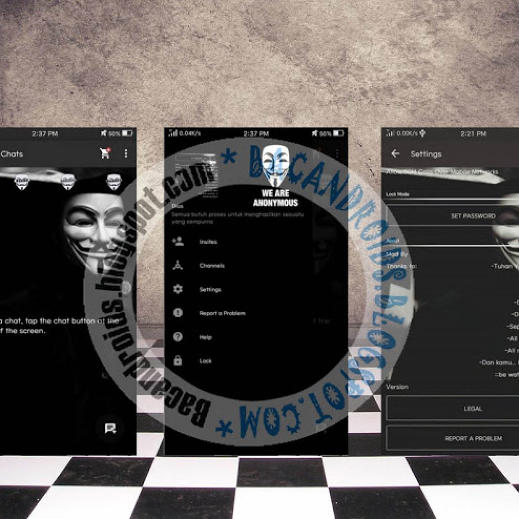 download BBM Mod Thema Anonimous Versi 2.10.0.31 Terbaru