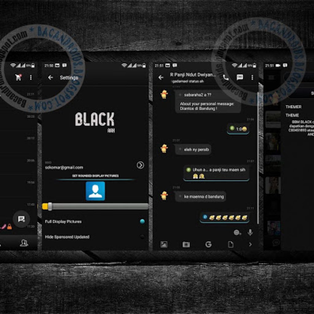 download BBM Mod Tema Full Black Versi 2.10.0.30 Terbaru 