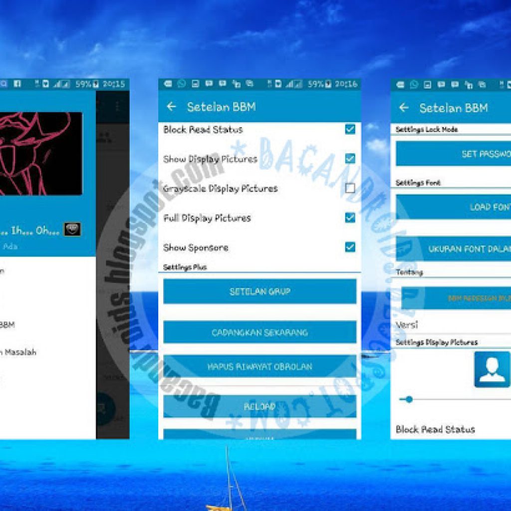 download BBM ReDesign Mod Multi(BBM2+BBM3+BBM4) Clone Versi 2.10.0.35