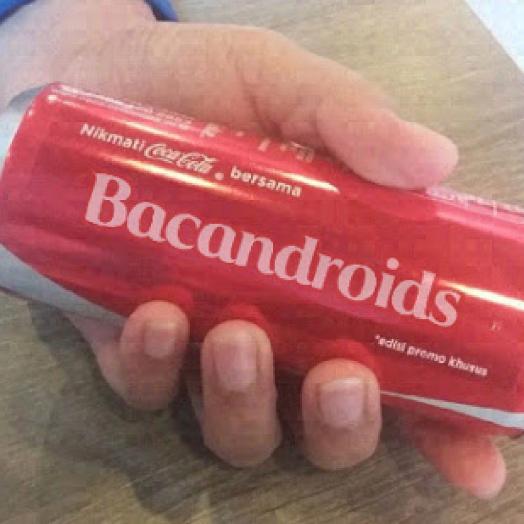 Edit Foto Membuat Nama di Kaleng Coca-Cola dengan PicSay Pro Android